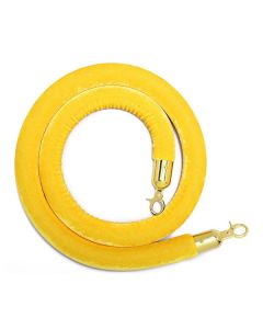 Dây nhung màu vàng cho cột chắn