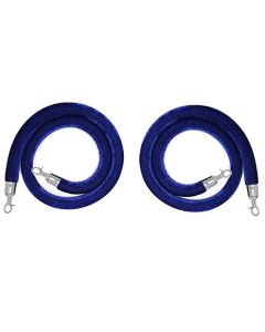 Dây nhung trùng màu xanh biển cho cột chắn