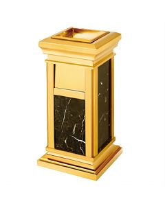 Thùng rác đá có gạt tàn thuốc