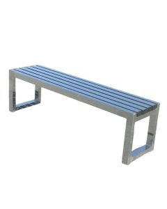 Ghế băng sân vườn inox 304 không tựa