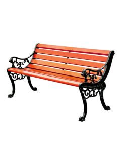 Ghế công viên có tựa gỗ nhựa