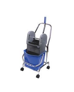 Xe vắt móp đơn 17 lít khung inox