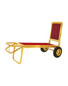 Xe đẩy hành lý khách sạn bằng inox 2 bánh D14-A