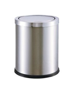 Thùng rác inox nắp lật nhỏ