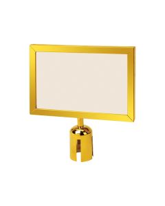 Bảng thông báo cột chắn inox dây căng