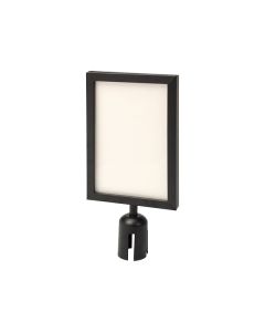 Bảng chỉ dẫn thông báo cắm trên cột chắn inox