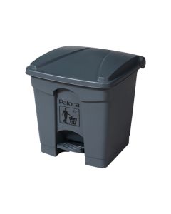 Thùng rác nhựa đạp chân 30L màu ghi