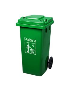 Thùng rác nhựa 120 lít màu xanh lá