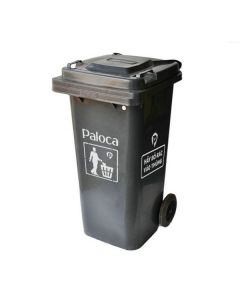 Thùng rác nhựa 120 lít màu ghi