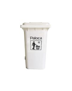 Thùng rác nhựa 120 lít màu trắng