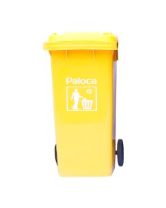 Thùng rác nhựa 240 lít màu vàng