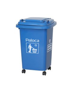 Thùng rác nhựa 60L màu xanh dương