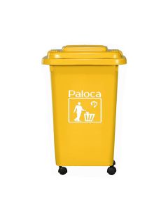 Thùng rác nhựa 60 lít màu vàng