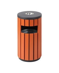 Thùng rác gỗ có gạt tàn A78-C