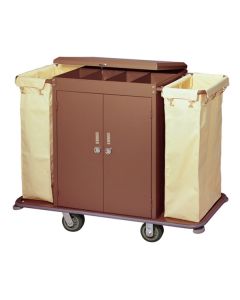Xe đẩy dọn phòng khách sạn bằng thép phun sơn