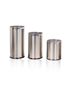 Thùng rác inox không nắp Ø22