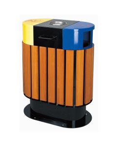 Thùng rác ngoài trời 2 ngăn phân loại rác thải
