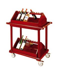 kệ để rượu bằng gỗ di động wy-10