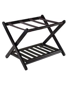 Kệ để hành lý khung gỗ mặt dây căng