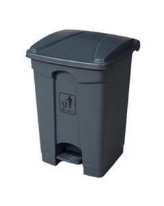 Thùng rác đạp chân 45L màu ghi