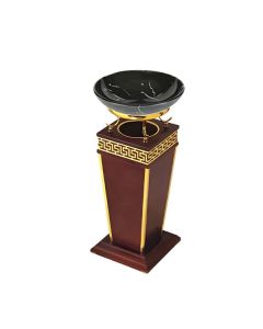 Thùng rác gỗ trang trí đặt sảnh