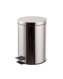 thùng rác inox đạp chân 12L