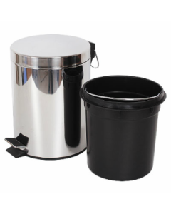thùng rác inox đạp chân 7l