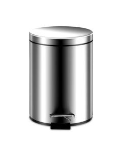 thùng rác inox đạp chân 7l