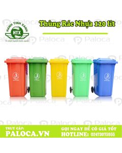 Thùng rác nhựa 120 lít