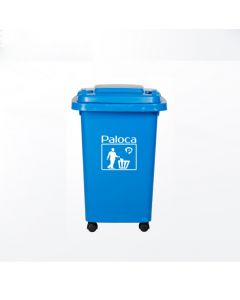 Thùng rác nhựa 60L màu xanh dương