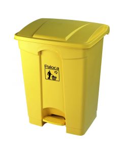 Thùng rác nhựa đạp chân 68l màu vàng