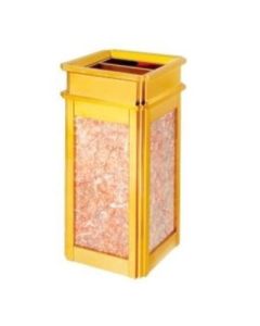Thùng rác đá hoa cương có gạt tàn thuốc lá