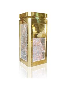 Thùng rác inox đá hoa cương