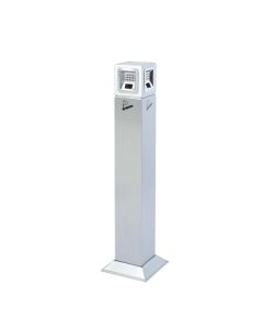 Trụ gạt tàn vuông bằng inox
