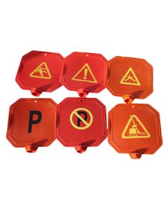 Biển báo cắm trụ ngăn bằng nhựa vuông