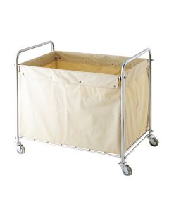 Xe chở đồ giặt là khung inox vải bạt