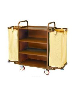 Xe đẩy dọn phòng khách sạn bằng thép phun sơn