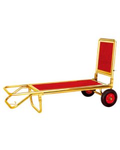 Xe đẩy hành lý khách sạn bằng inox 2 bánh D14-A