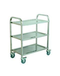 Xe đẩy thức ăn inox 3 tầng