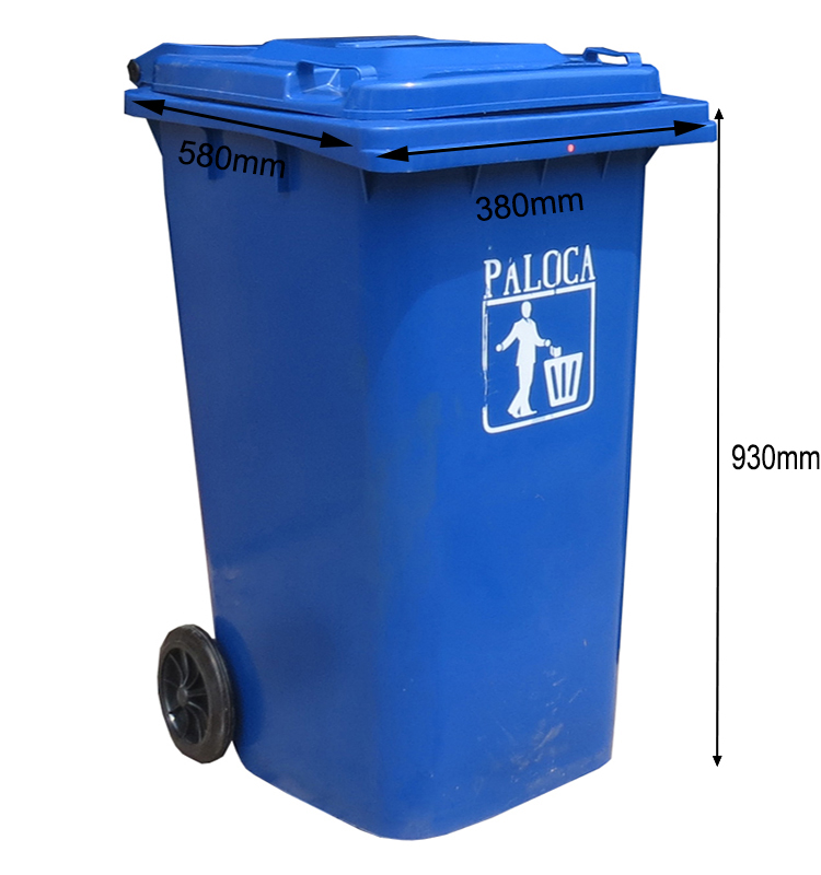 Kích thước thùng rác 120 lít