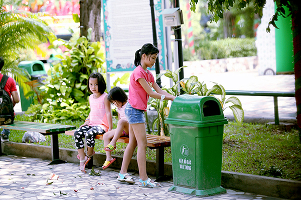 Thiếu thùng rác công cộng ở thành phố Vinh