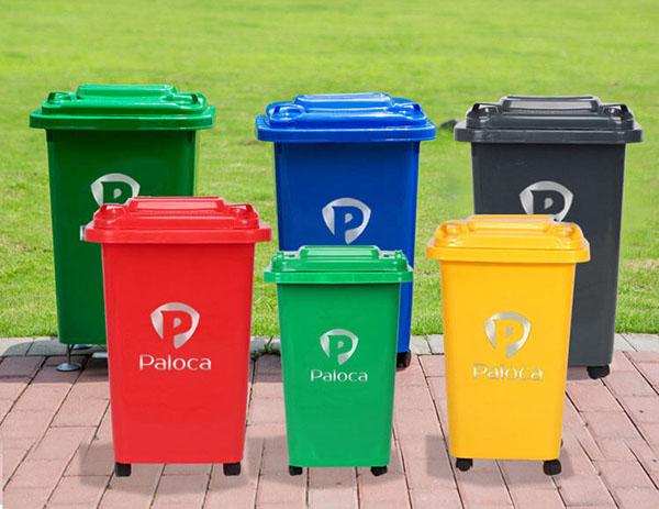 Thùng rác nhựa công cộng được sử dụng vô cùng phổ biến hiện nay