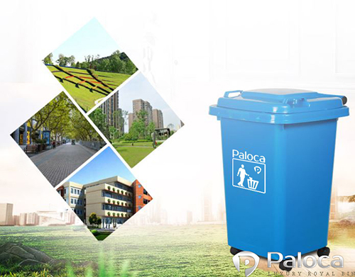 Thùng rác nhựa công nghiệp 60l có ứng dụng rộng rãi