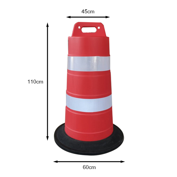 Cột - trụ chống va đập giao thông bằng nhựa