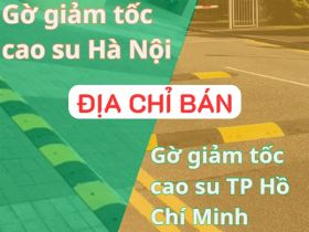 5 Gờ giảm tốc cao su Hà Nội, TP Hồ Chí Minh đáng mua nhất hiện nay