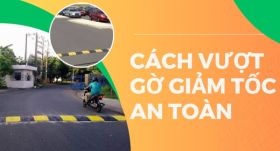 Kỹ thuật vượt gờ giảm tốc cho xe máy AN TOÀN TUYỆT ĐỐI