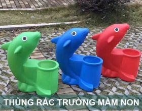 Tư vấn A – Z cách chọn thùng rác trường mầm non hiệu quả