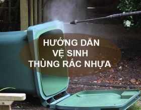 Hướng dẫn cách vệ sinh thùng rác nhựa chỉ với 3 bước