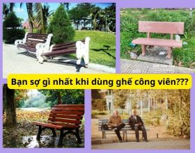 5 điều mọi người sợ nhất khi dùng ghế công viên công cộng