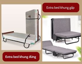 Extra bed khung gấp và khung đứng: Khách sạn nên chọn loại nào?